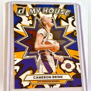 Cameron Brink Basketball Card My House Blue / Yellow Press Proof  Los Angeles